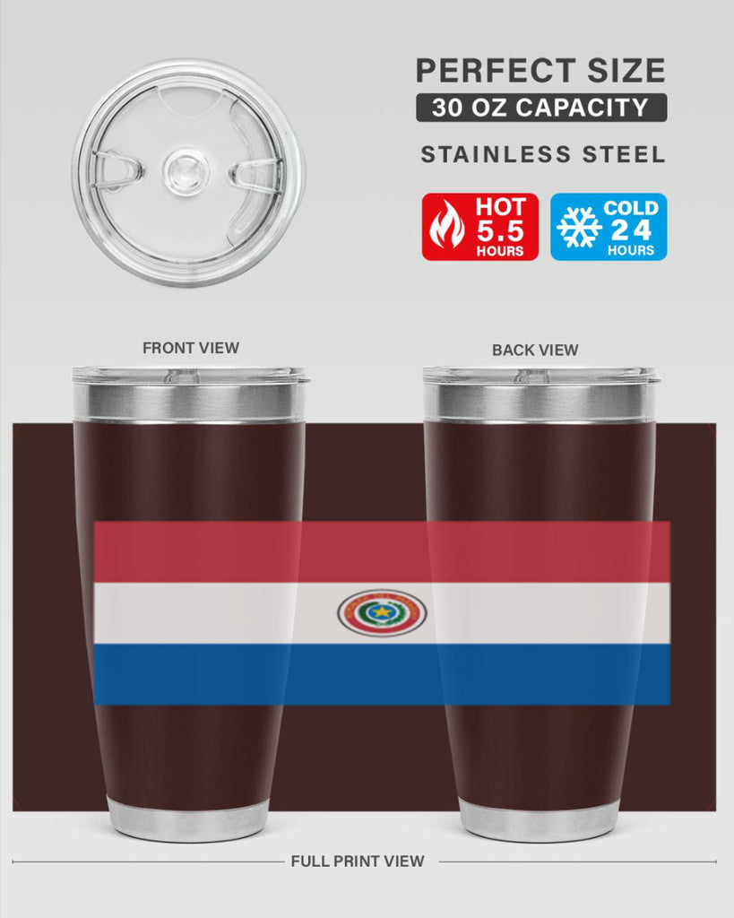 Paraguay 61#- world flags- Tumbler