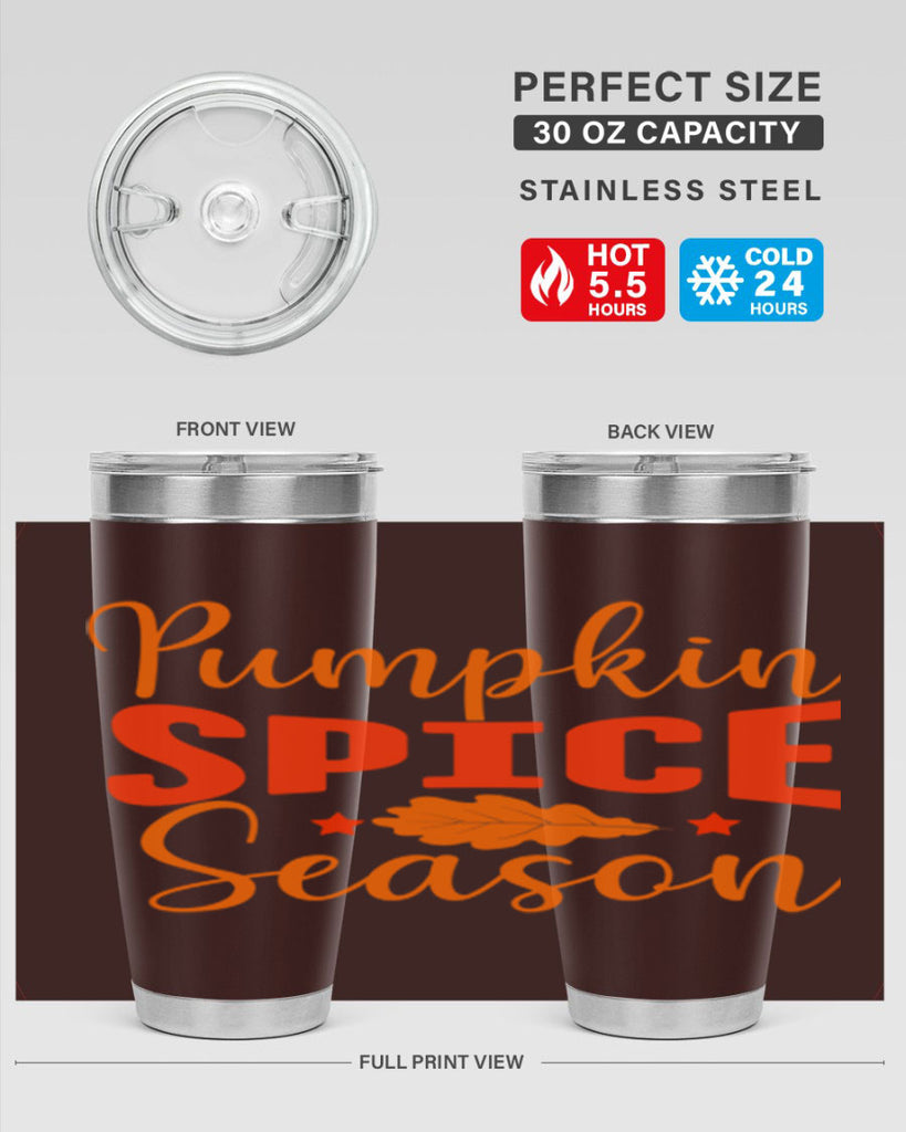 Pumpkin Spice Season Design 557#- fall- Tumbler