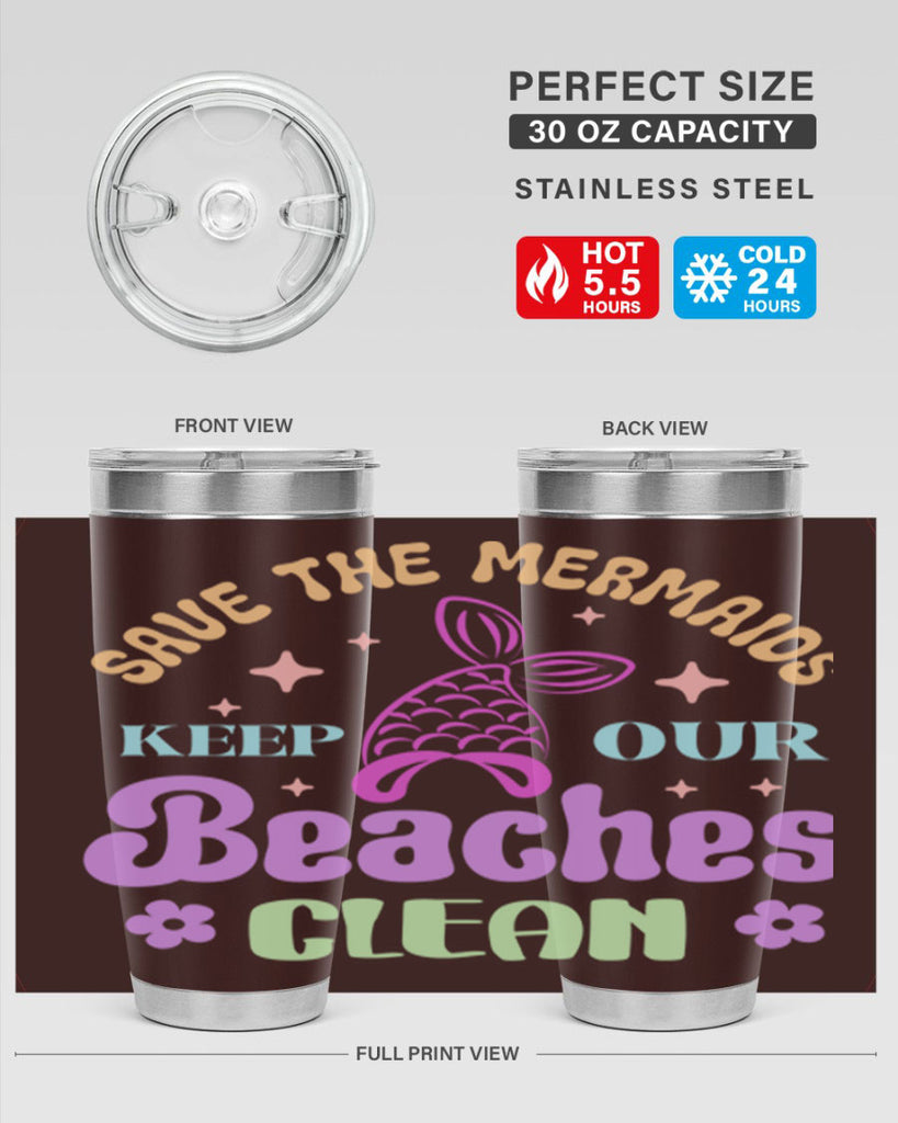 Save The Mermaids Keep Our 577#- mermaid- Tumbler