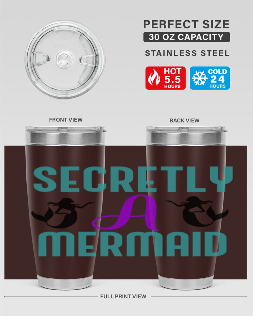 Secretly A Mermaid 578#- mermaid- Tumbler