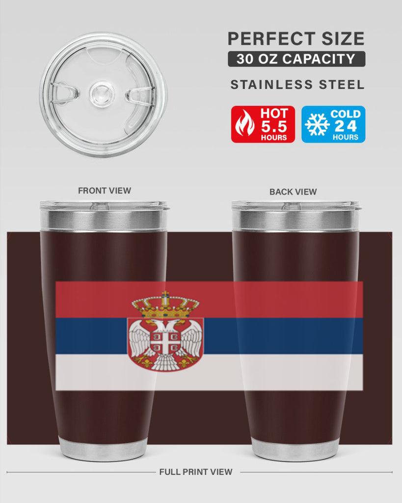Serbia 44#- world flags- Tumbler