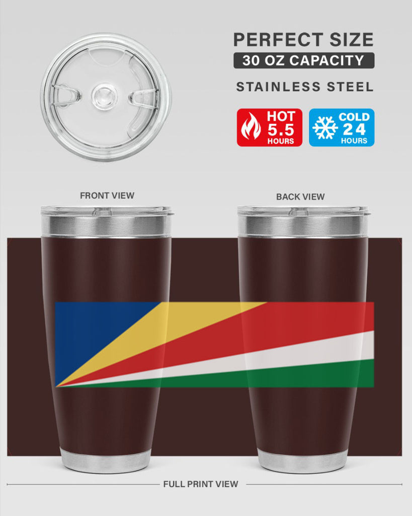 Seychelles 43#- world flags- Tumbler