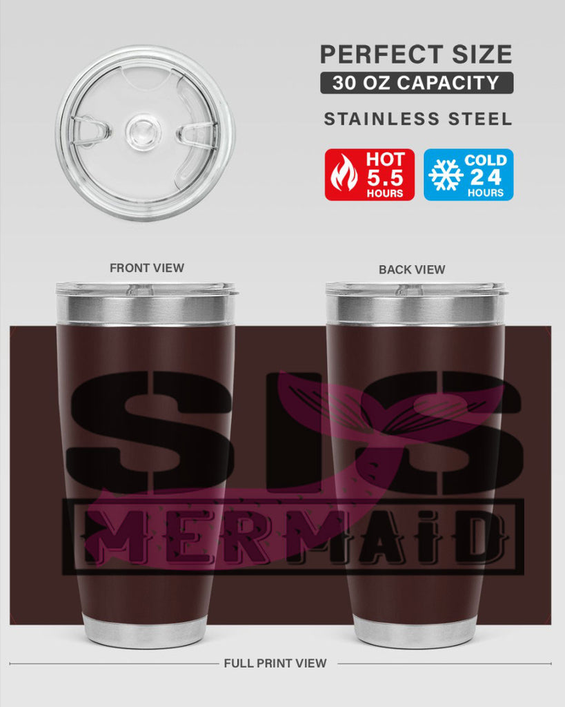 Sis mermaid 599#- mermaid- Tumbler