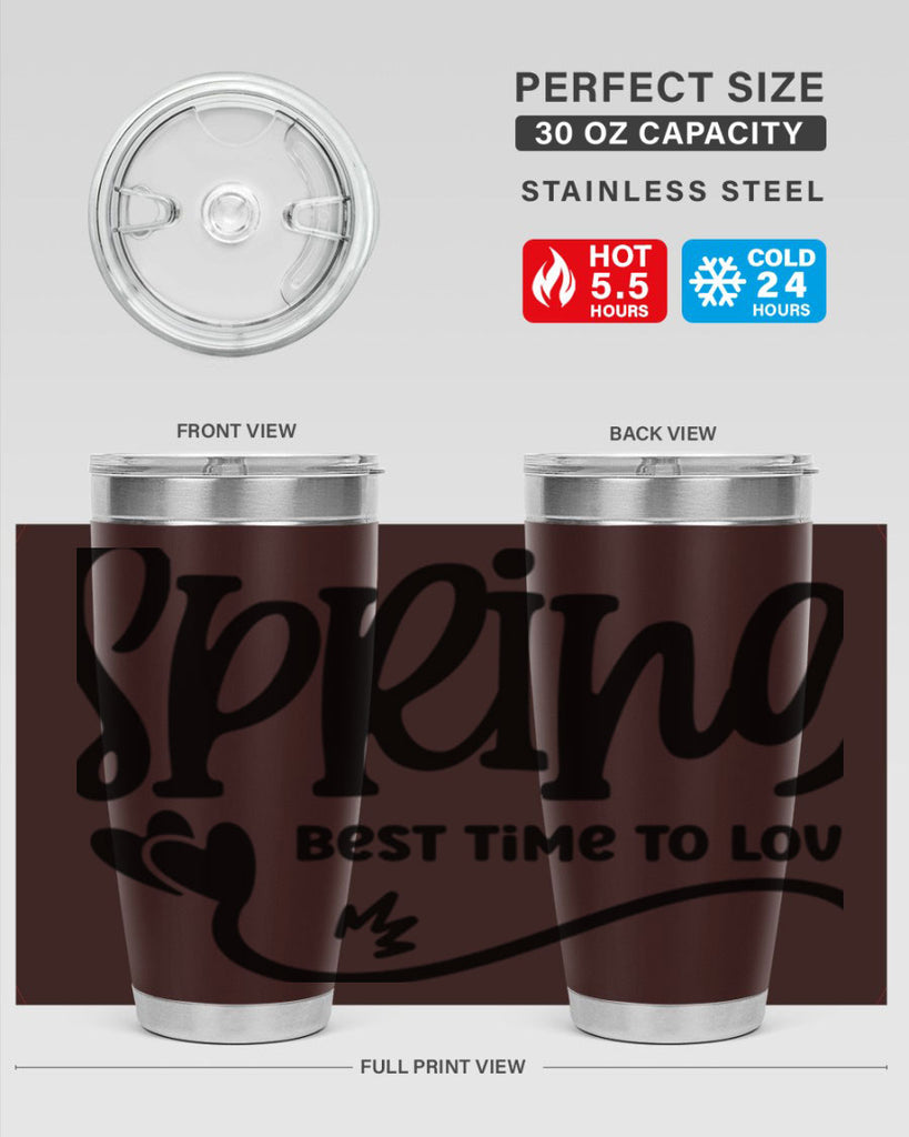 Spring Best Time to Love417#- spring- Tumbler