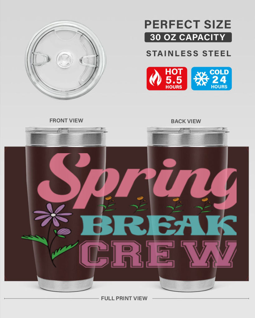 Spring Break Crew  484#- spring- Tumbler