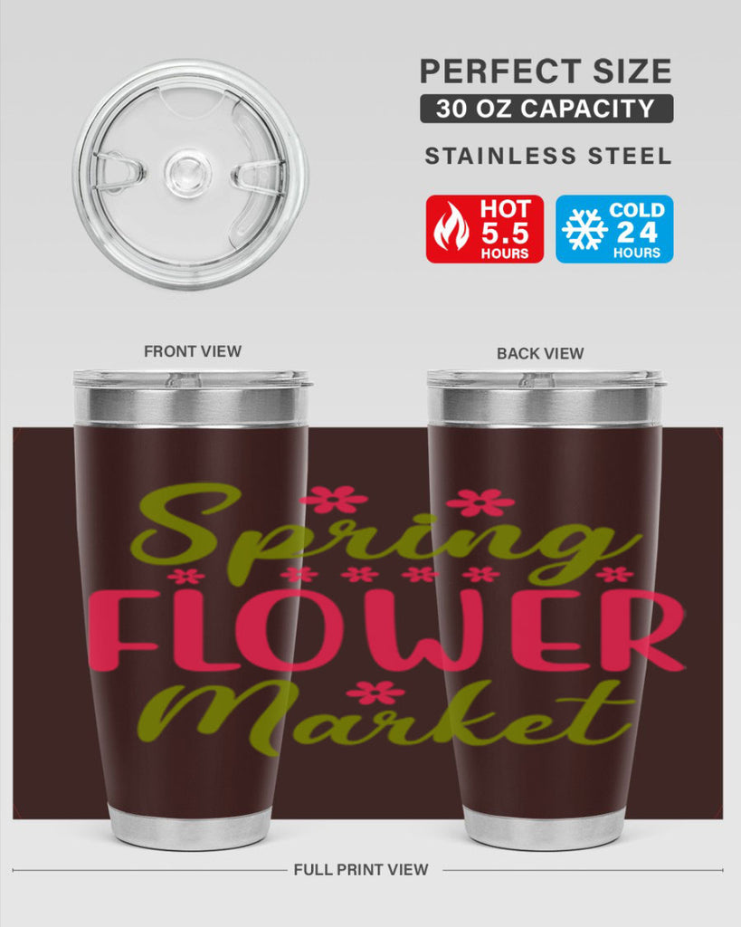 Spring Flower Market 423#- spring- Tumbler