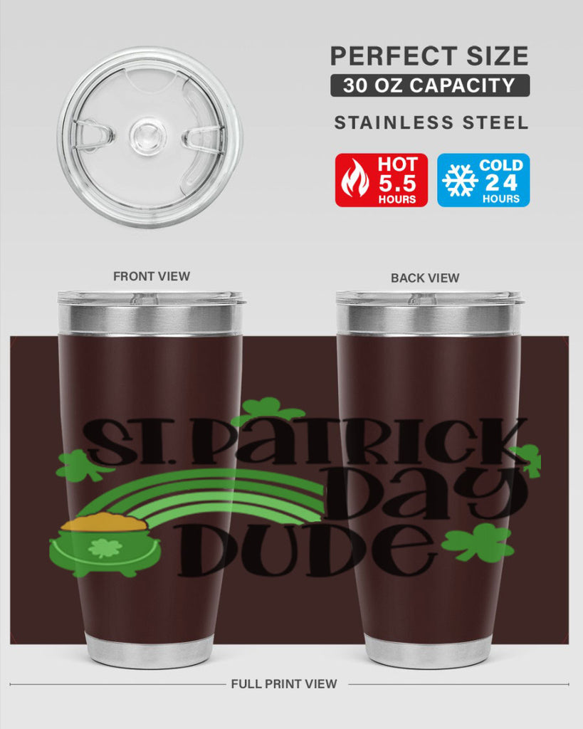 St Patrick Day Dude Style 29#- St Patricks Day- Tumbler