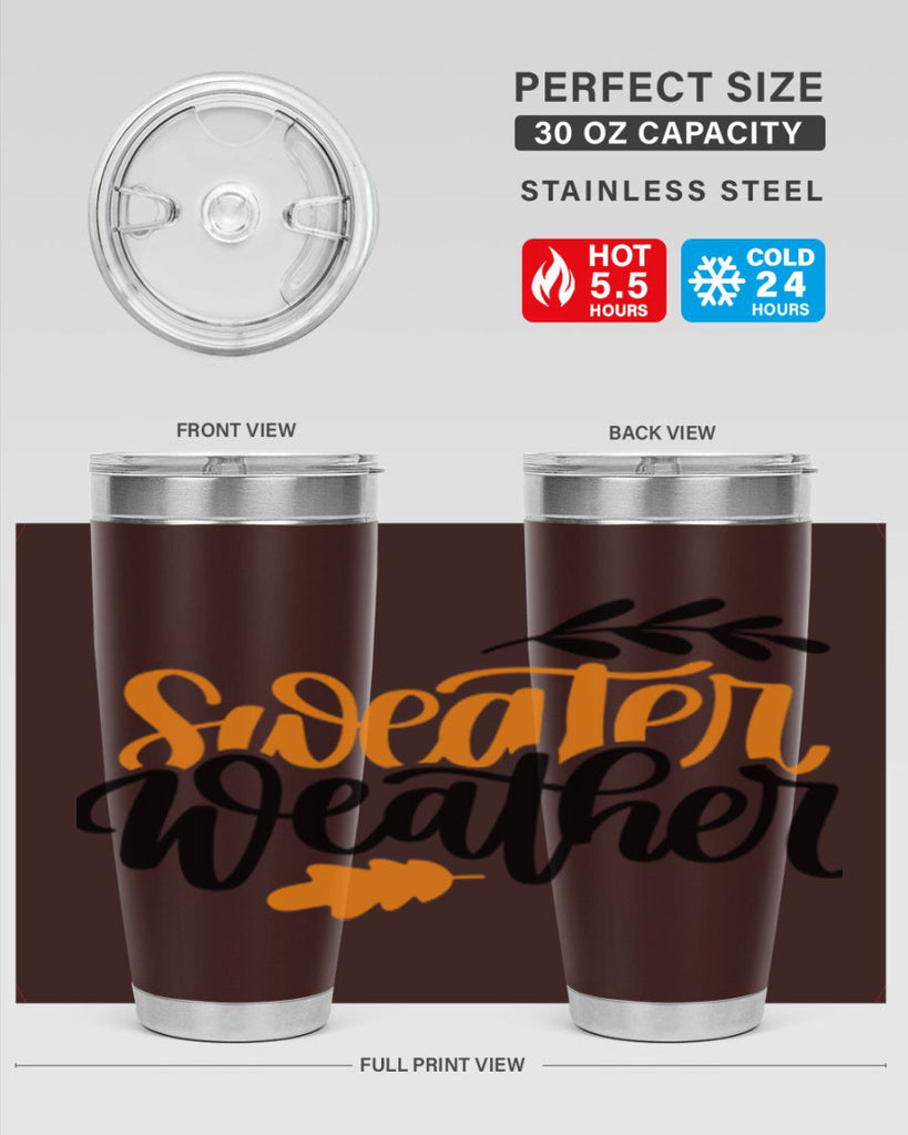 Sweater Weather 510#- fall- Tumbler
