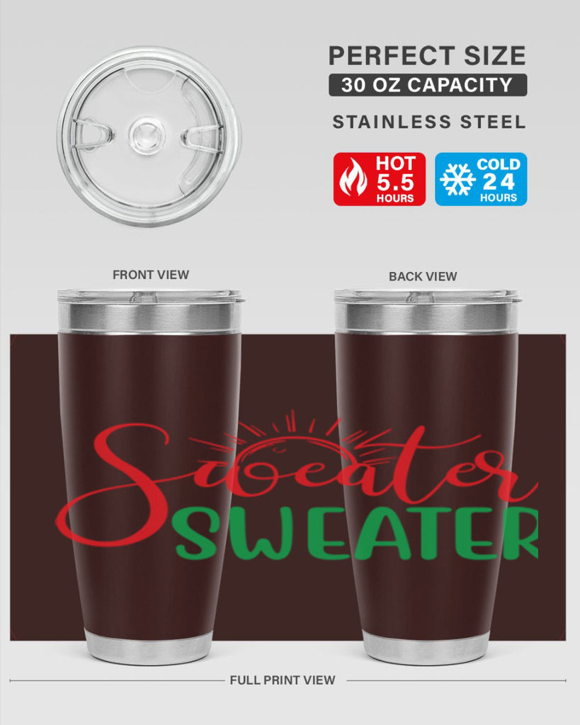 Sweater Weather 583#- fall- Tumbler