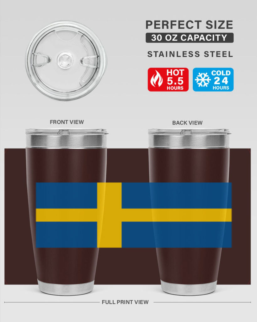 Sweden 29#- world flags- Tumbler
