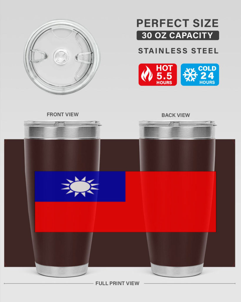 Taiwan 26#- world flags- Tumbler