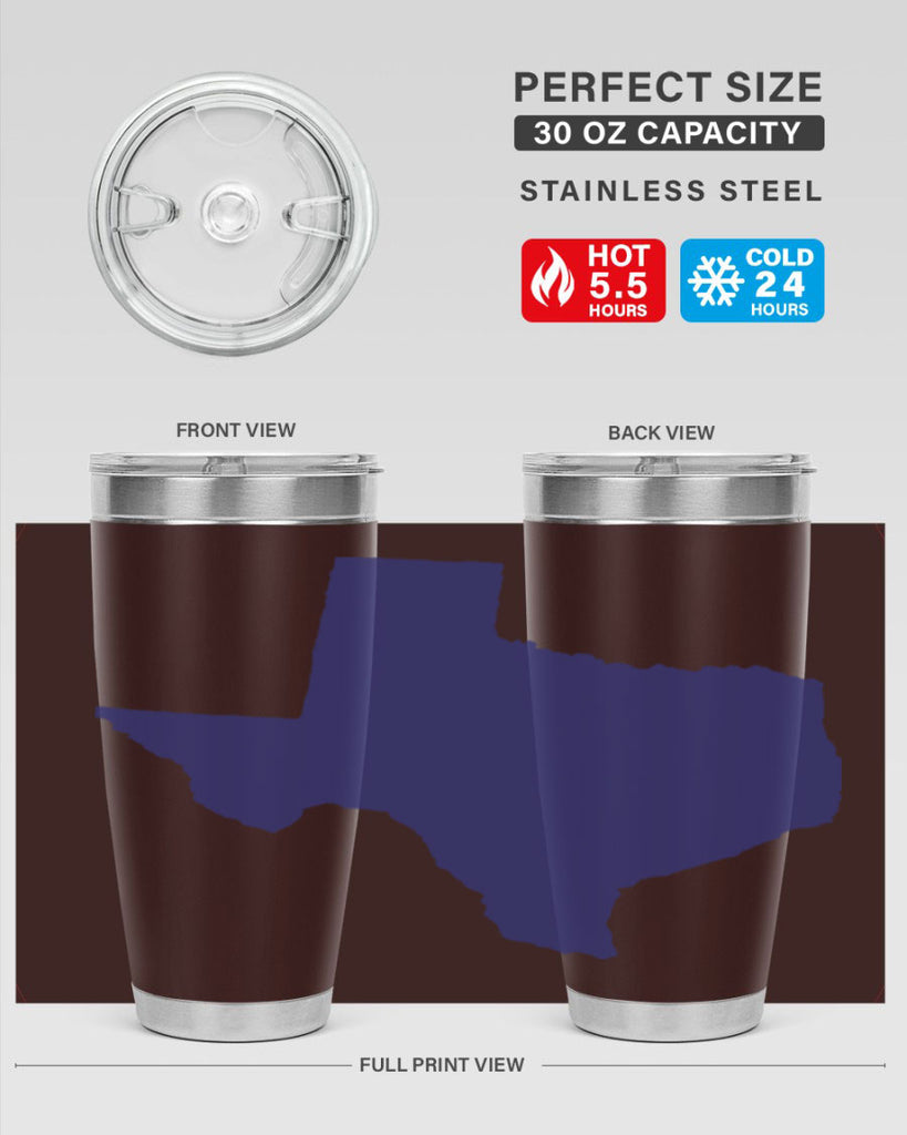 Texas 8#- stateflags- Tumbler