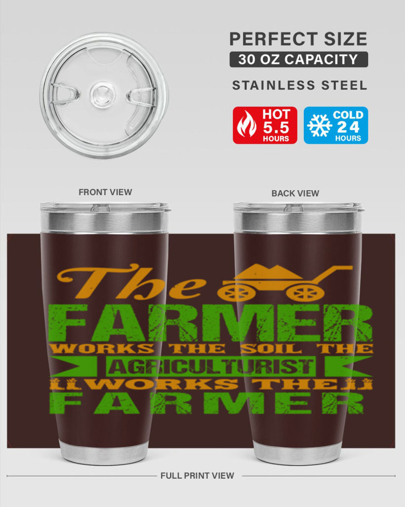 The farmers work the soil 33#- farming and gardening- Tumbler