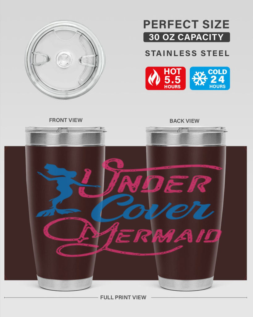 Under Cover Mermaid 640#- mermaid- Tumbler