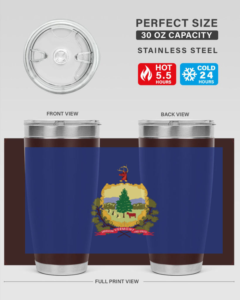 Vermont 7#- Us Flags- Tumbler