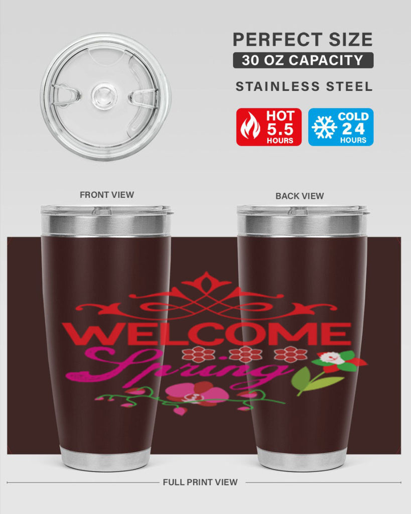 Welcome Spring 580#- spring- Tumbler