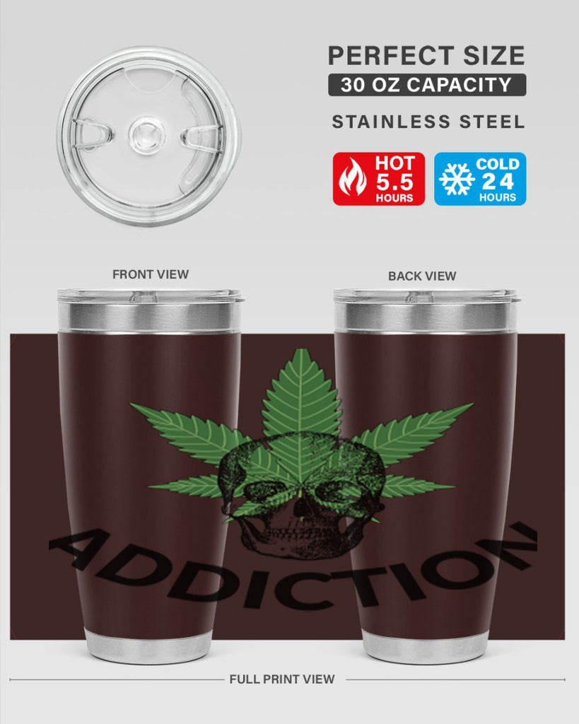 addiction cannabis 7#- marijuana- Tumbler