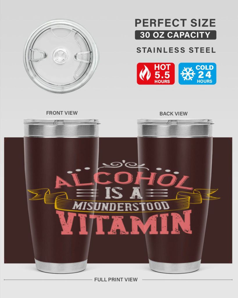 alcohol is a misunderstood vitamin 50#- cooking- Tumbler