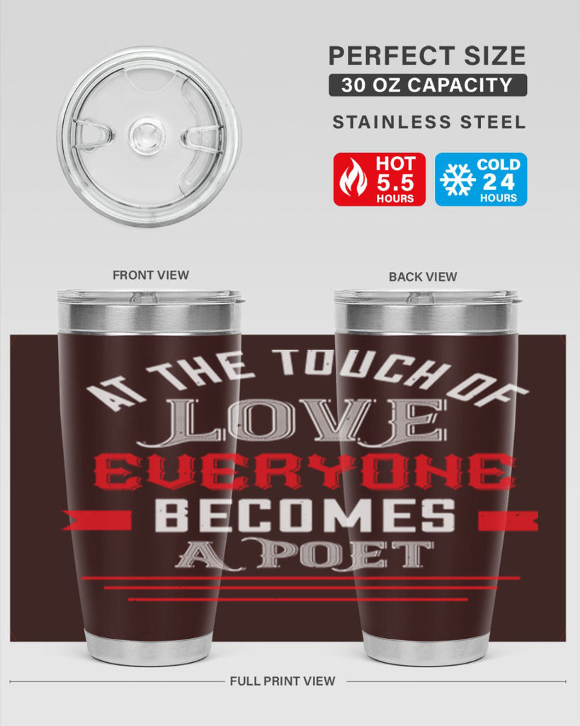 at the touch of love 69#- valentines day- Tumbler
