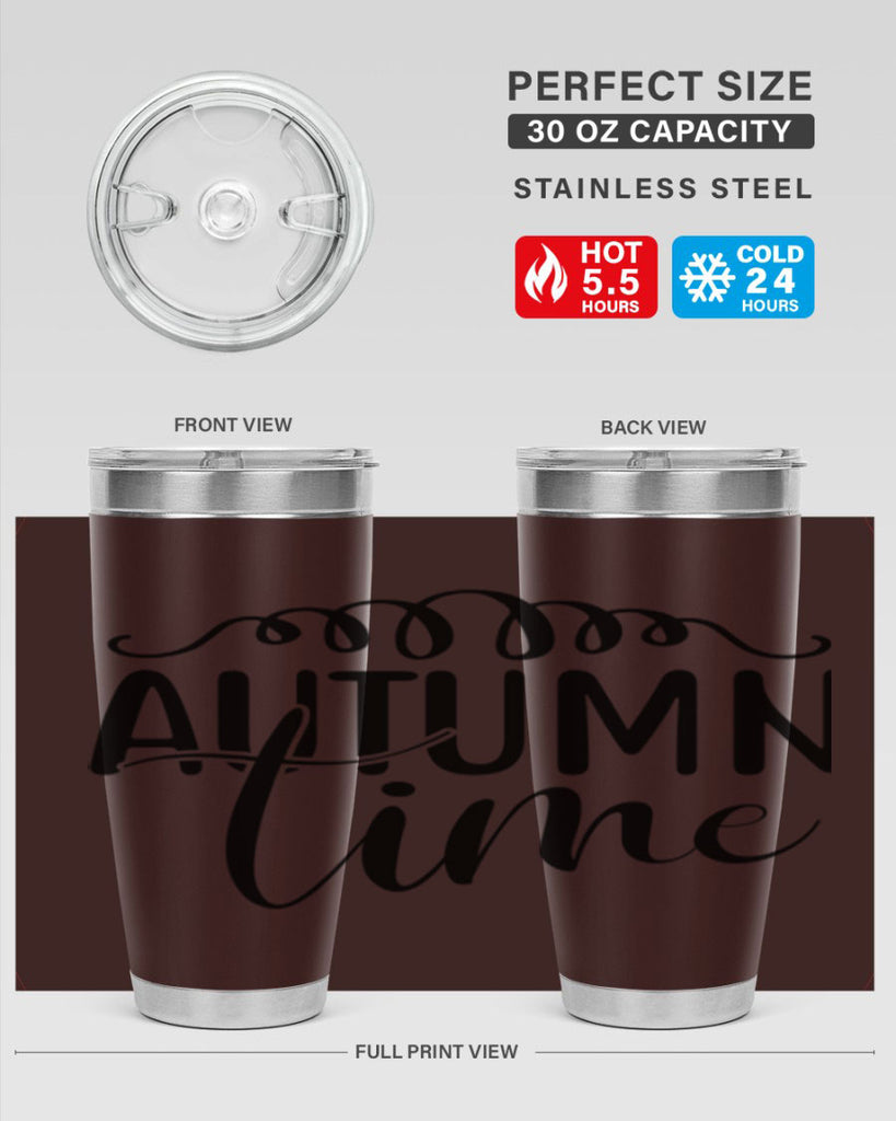 autumn time 36#- fall- Tumbler