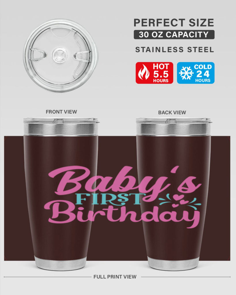 babys first birthday Style 288#- baby- tumbler