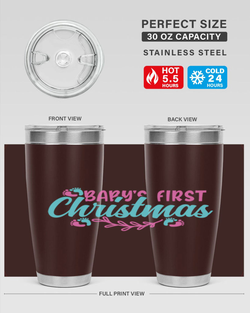 babys first christmas Style 287#- baby- tumbler