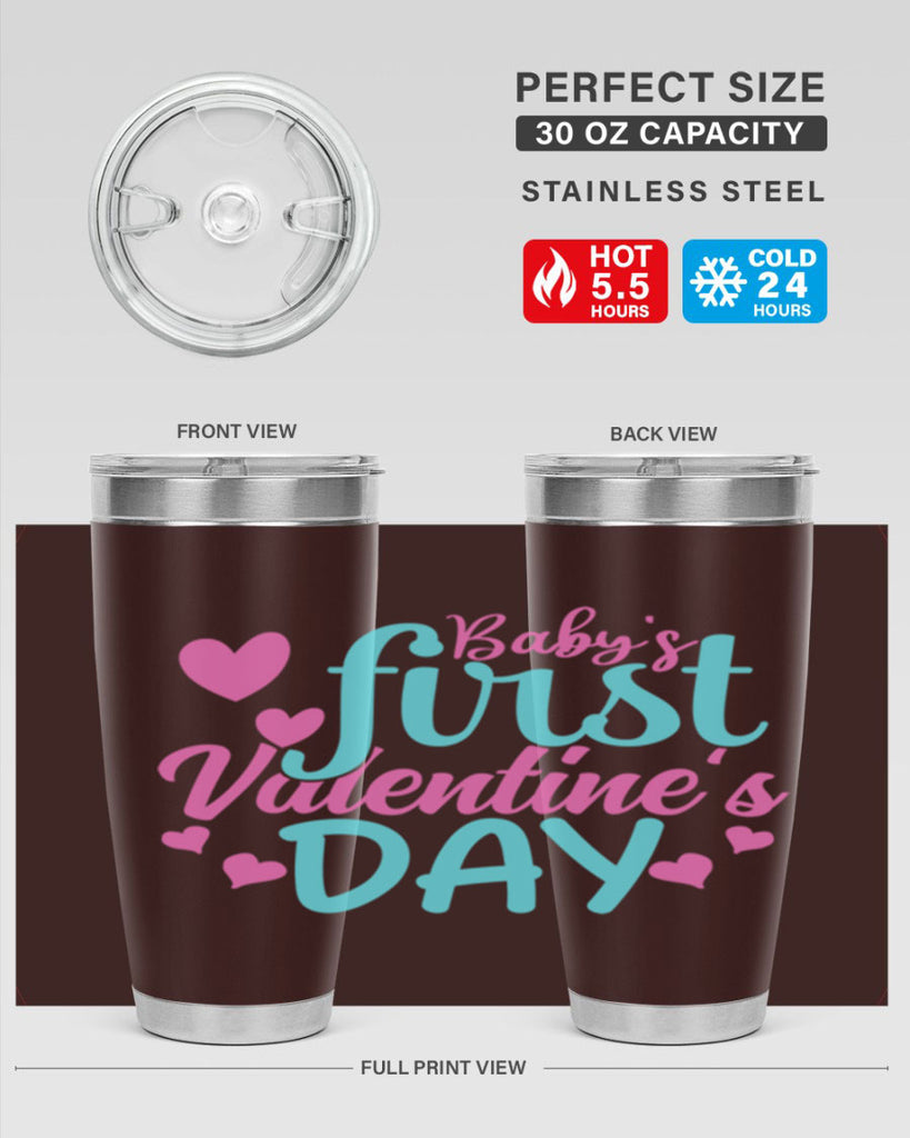 babys first valentines day Style 281#- baby- tumbler