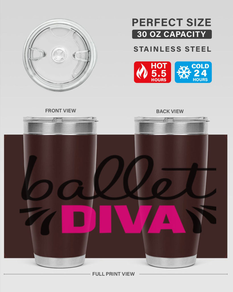 ballet diva 3#- ballet- Tumbler