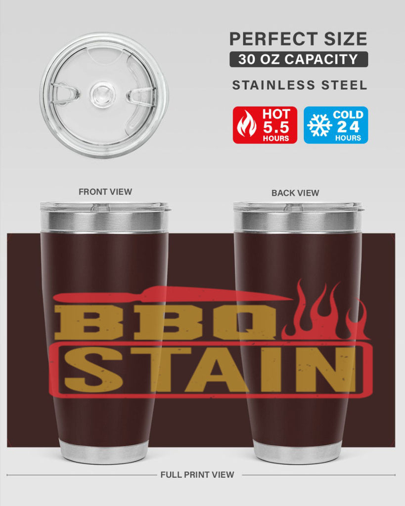 bbq stain 3#- bbq- Tumbler