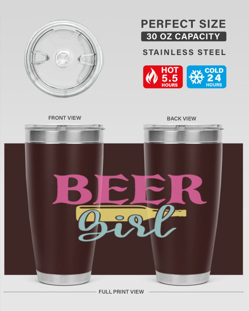 beer girl 132#- beer- Tumbler