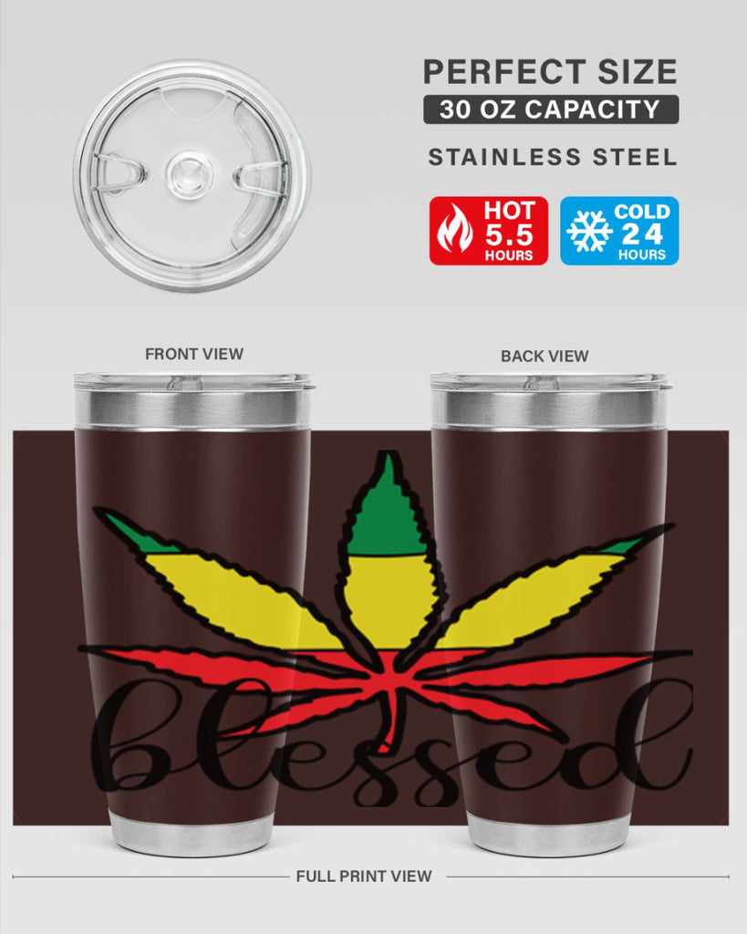 blessed cannabis jamacian 18#- marijuana- Tumbler