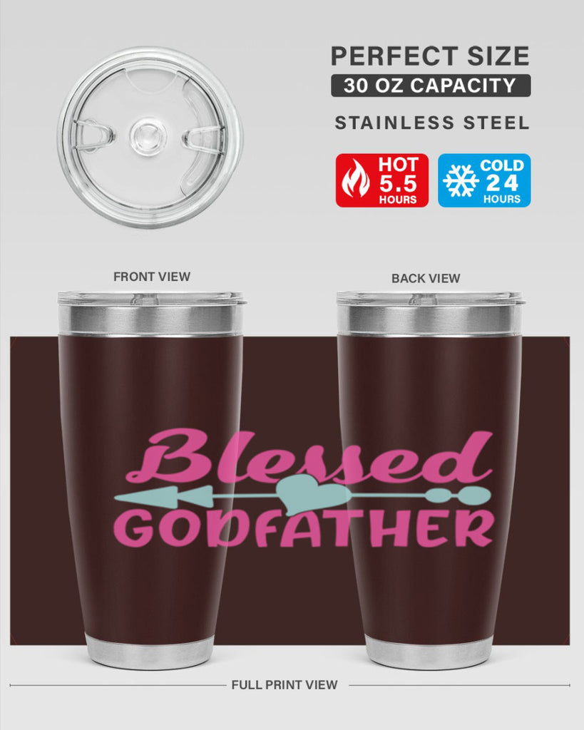 blessed godfather 4#- God Parent- Tumbler