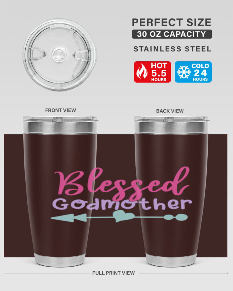 blessed godmother 2#- God Parent- Tumbler