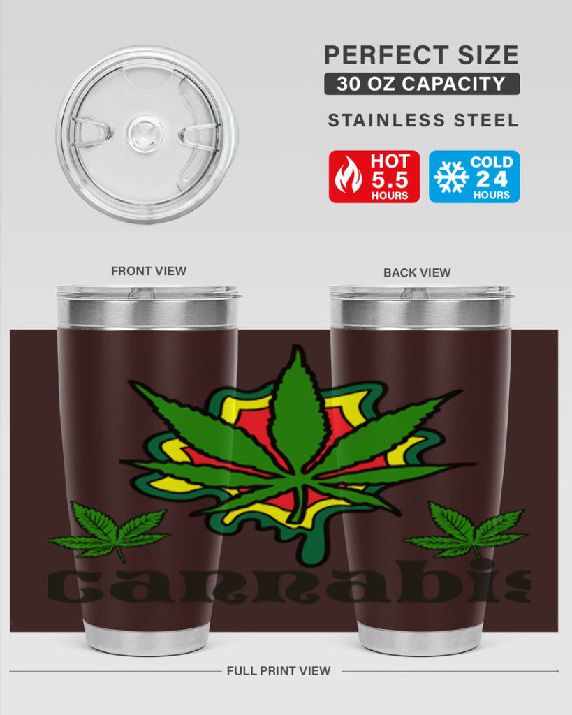 cannabis a 39#- marijuana- Tumbler