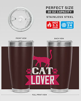 cat lover Style 32#- cat- Tumbler