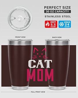 cat mom Style 34#- cat- Tumbler