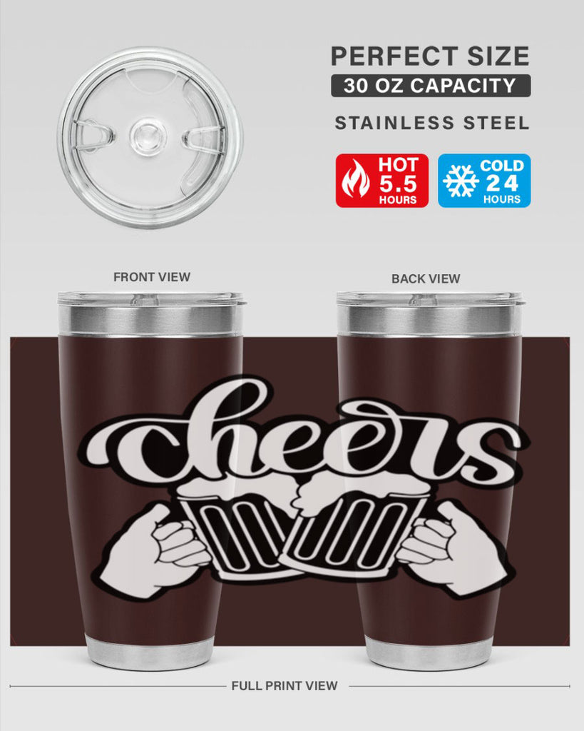 cheers 44#- beer- Tumbler