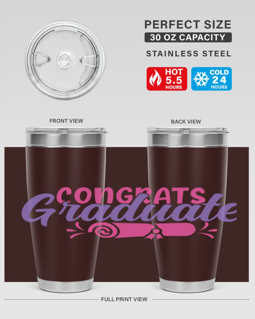 congrats graduate 3#- graduation- Tumbler