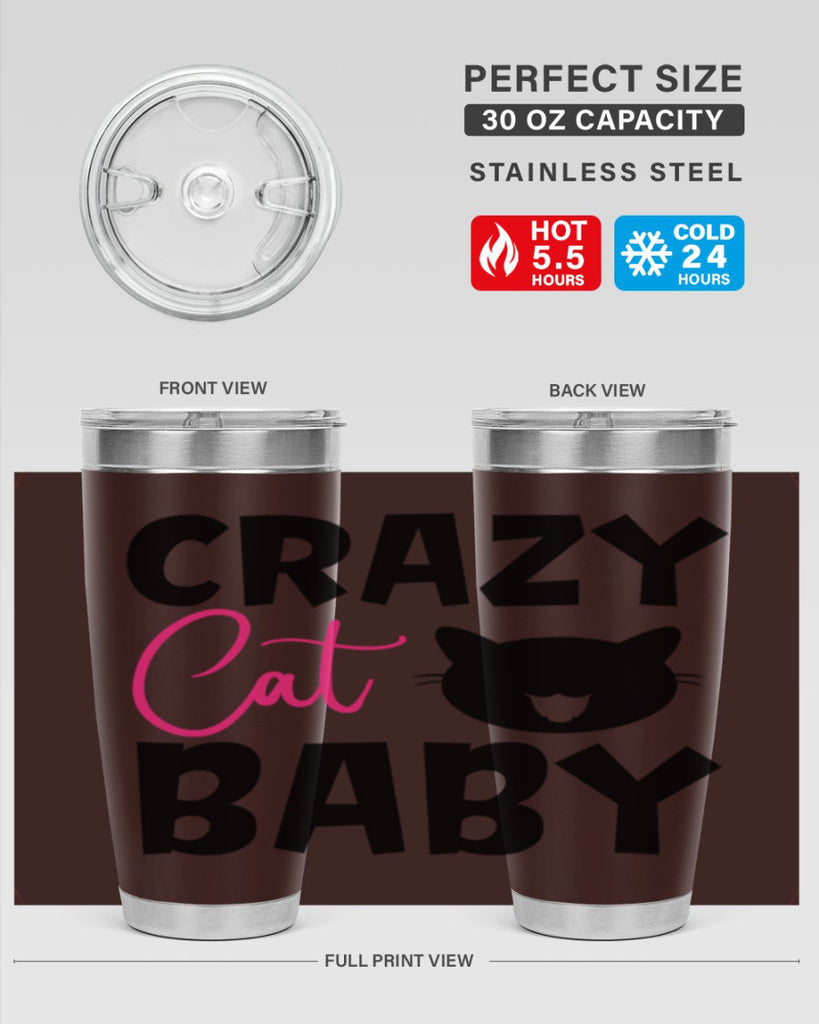 crazy cat baby Style 270#- baby- tumbler