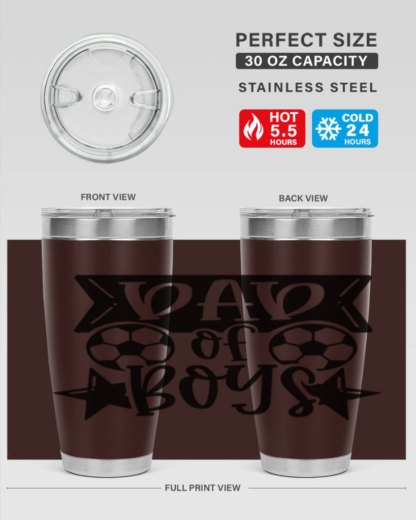 dad of boy 61#- fathers day- Tumbler