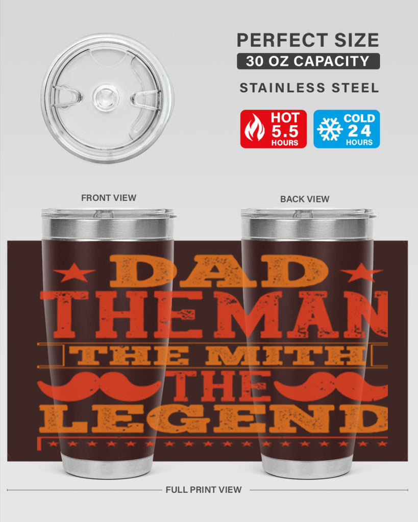 dad the man the mith the legend 262#- fathers day- Tumbler
