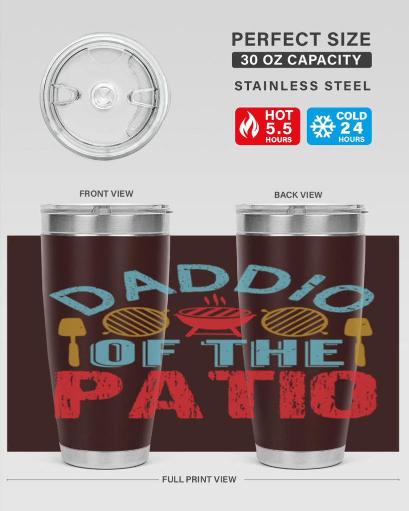 daddio of the patio 47#- bbq- Tumbler