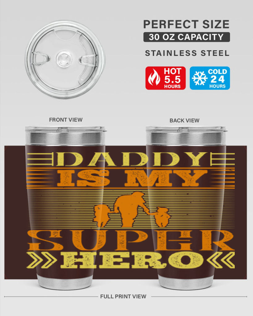 daddy is my super hero 241#- fathers day- Tumbler