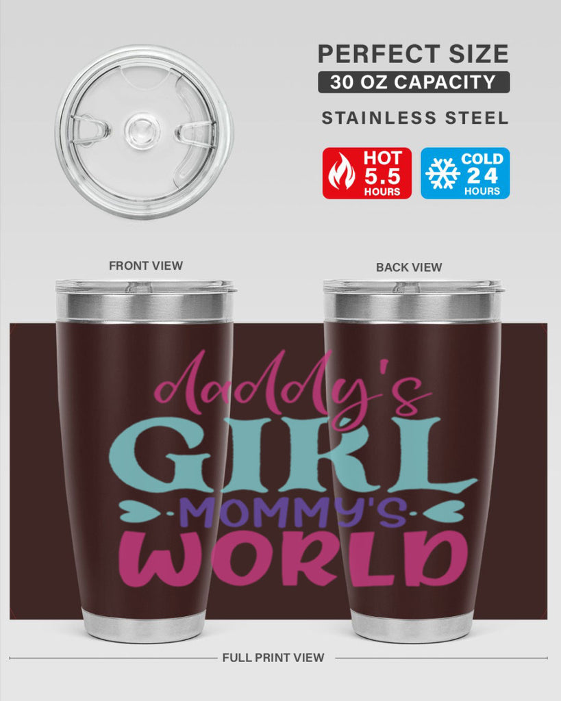 daddys girl mammys world Style 269#- baby- tumbler