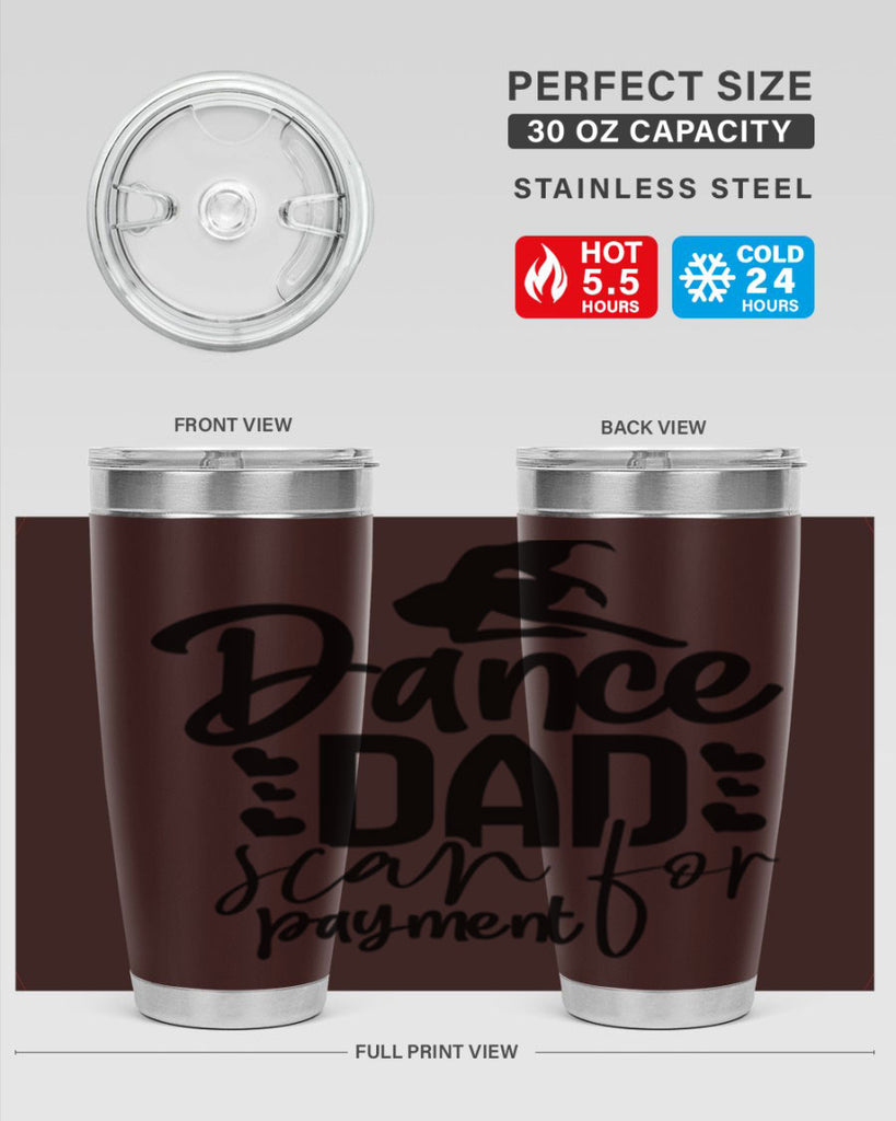 dance dad scan for payment 21#- ballet- Tumbler