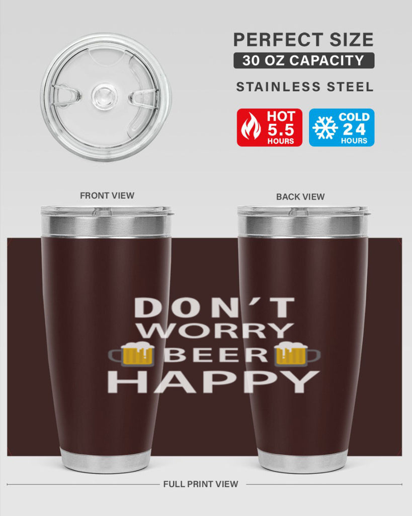 dont worry 94#- beer- Tumbler