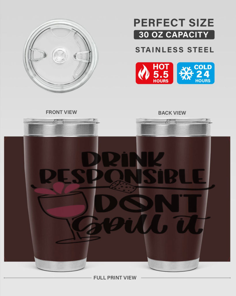 drink responsible dont 57#- wine- Tumbler