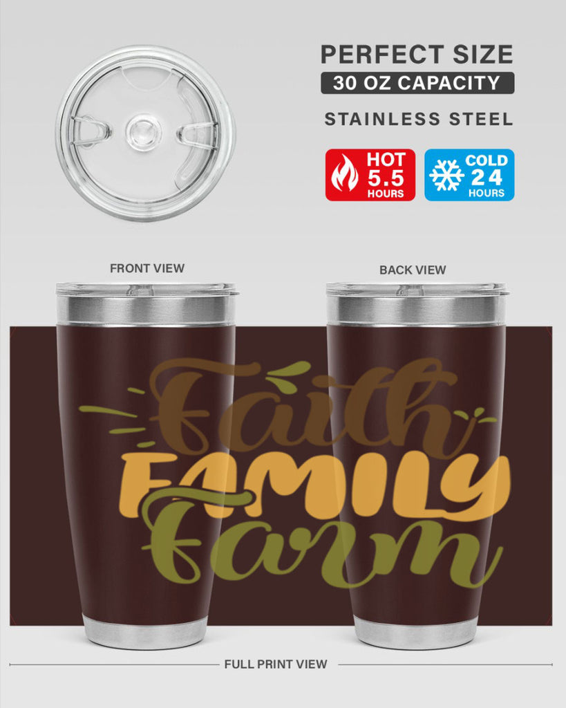 faith family farm 17#- farming and gardening- Tumbler