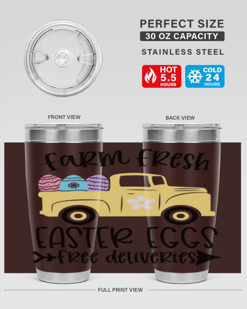 farm fresh easter eggs 46#- easter- Tumbler