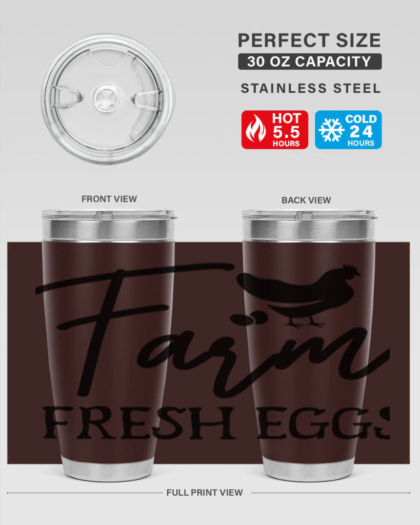 farm fresh eggs design 104#- kitchen- Tumbler